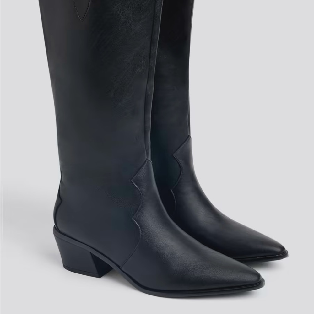 NEW Black Mariana Wide Calf Tall Boots 10W
